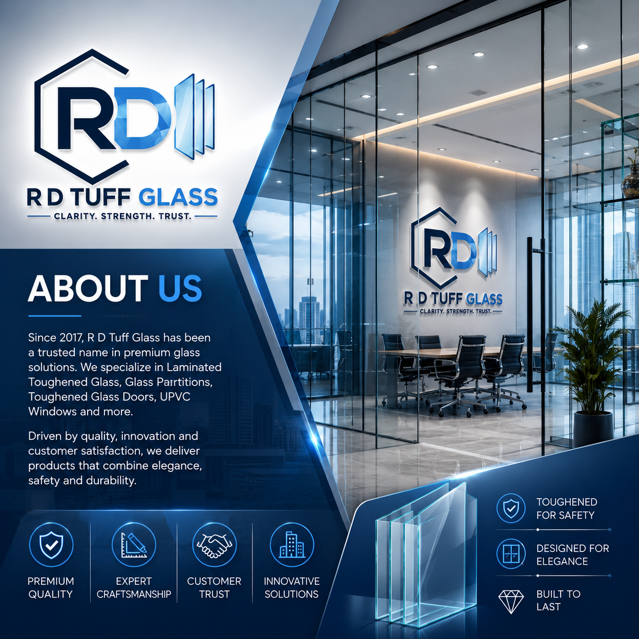 R D Tuff Glass